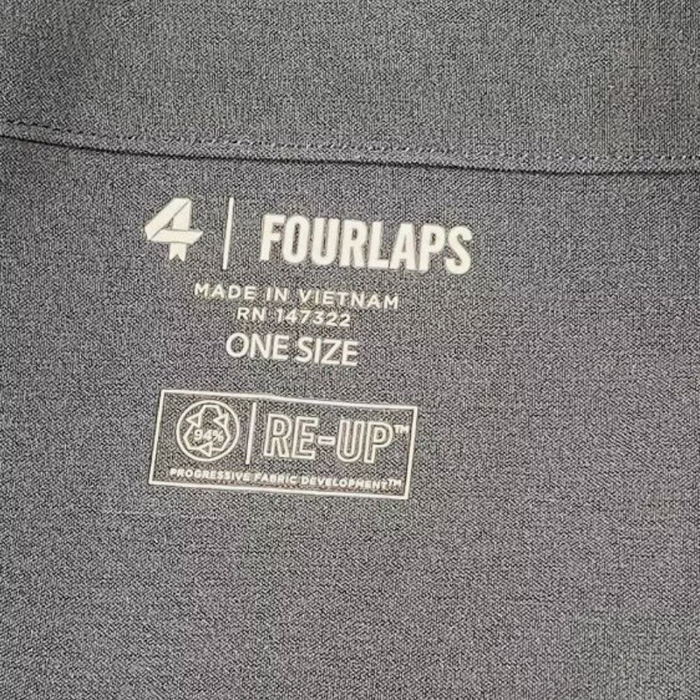 FourLaps Four Laps Signature Tote Bag Gray Tie Dye Pink Logo Spellout Shop 4 Lap - Picture 3 of 4